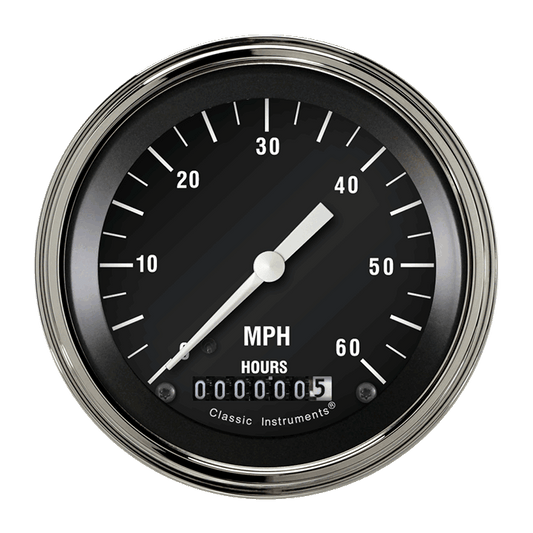 Classic Instruments LSHR Low Speed Speedo, Hot Rod