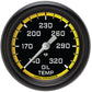 Classic Instruments AX328YBPF Autocross Yellow 2 5/8" Oil Temperature Gauge