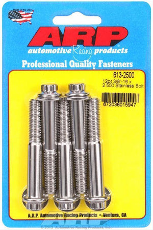 ARP Fasteners ARP613-2500 613-2500 3/8-16 X 2.500 12PT SS Bolts
