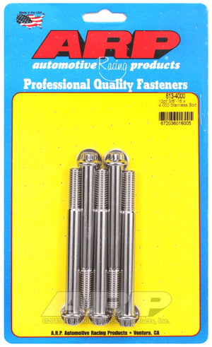 ARP 613-4000 3/8-16 X 4.000 12PT SS Bolts