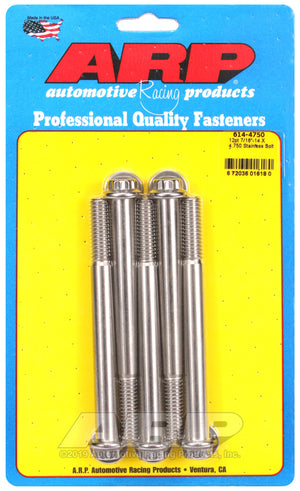 ARP 614-4750 7/16-14 X 4.750 12PT 1/2 Wrenching SS Bolts
