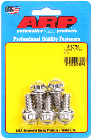 ARP 615-0750 3/8-16 X 0.750 12PT 7/16 Wrenching SS Bolts