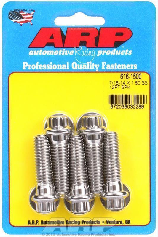 ARP 616-1500 7/16-14 X 1.500 12PT SS Bolts