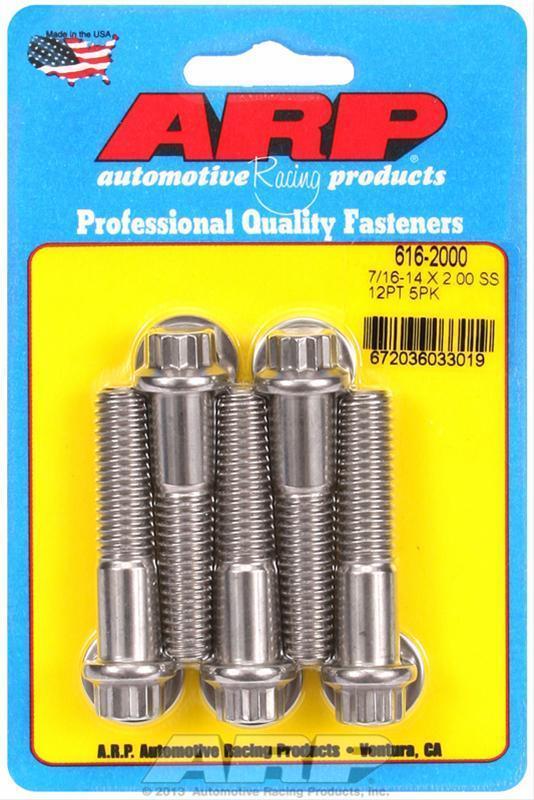 ARP 616-2000 7/16-14 X 2.000 12PT SS Bolts