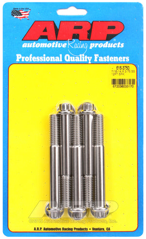 ARP 616-3750 7/16-14 X 3.750 12PT SS Bolts