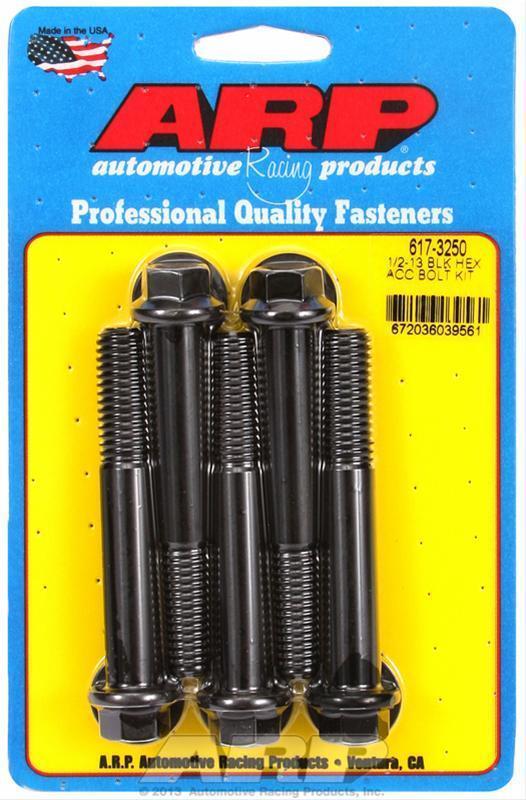 ARP 617-3250 1/2-13 X 3.250 Hex Black Oxide Bolts
