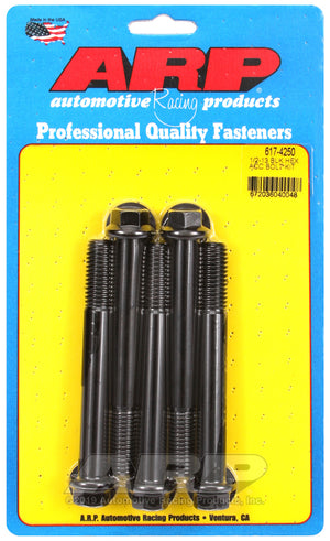 ARP 617-4250 1/2-13 X 4.250 Hex Black Oxide Bolts