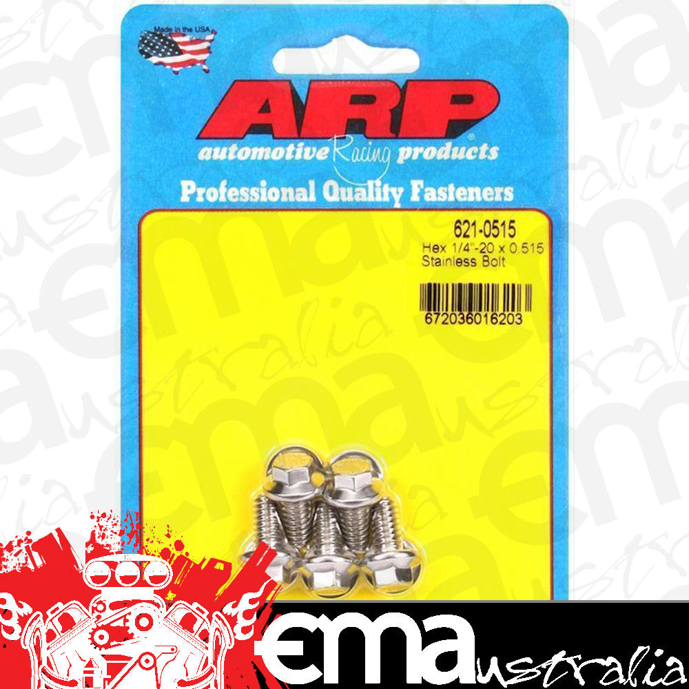 ARP 621-0515 1/4-20 X 0.515 Hex SS Bolts