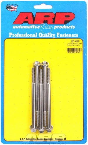 ARP 621-4000 1/4-20 X 4.000 Hex SS Bolts
