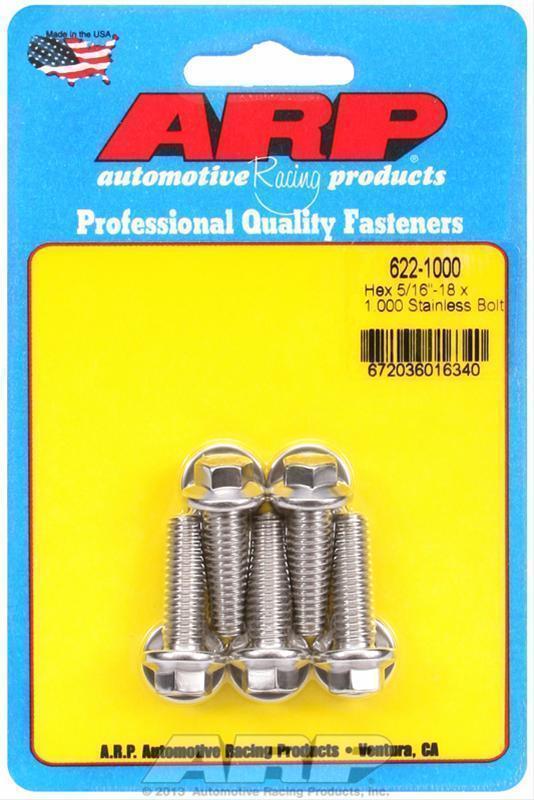 ARP 622-1000 5/16-18 X 1.000 Hex SS Bolts