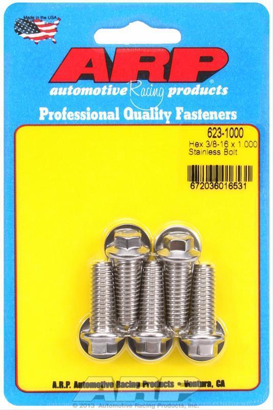 ARP 623-1000 3/8-16 X 1.000 Hex SS Bolts