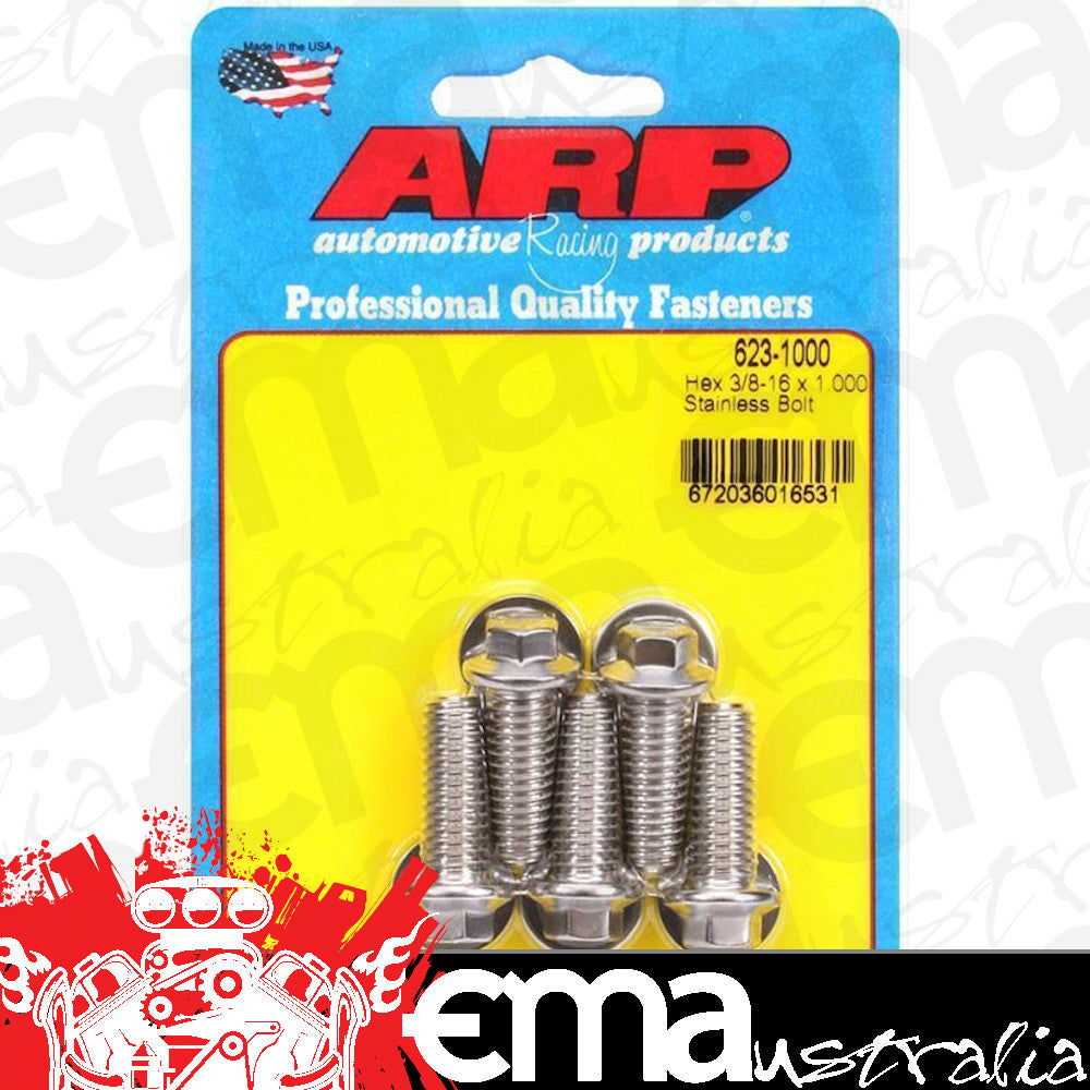 ARP 623-1000 3/8-16 X 1.000 Hex SS Bolts