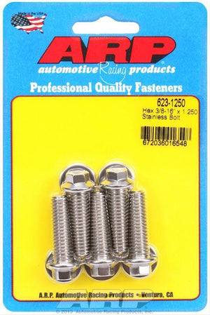 ARP 623-1250 3/8-16 X 1.250 Hex SS Bolts