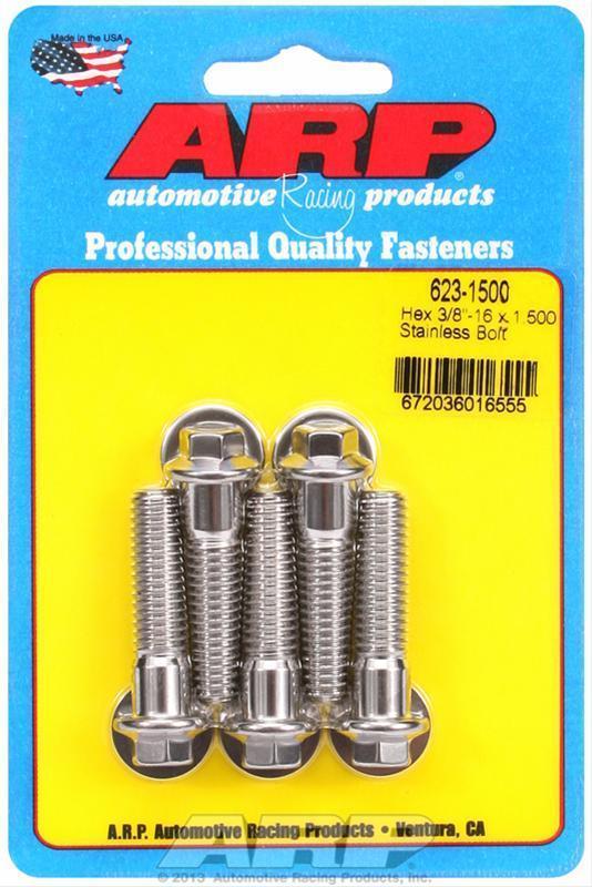 ARP 623-1500 3/8-16 X 1.500 Hex SS Bolts