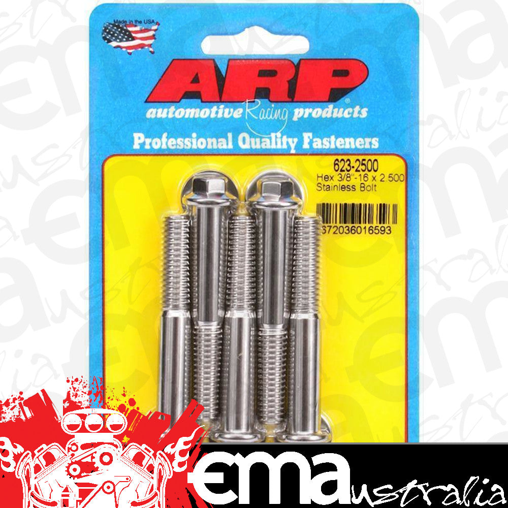 ARP 623-2500 3/8-16 X 2.500 Hex SS Bolts