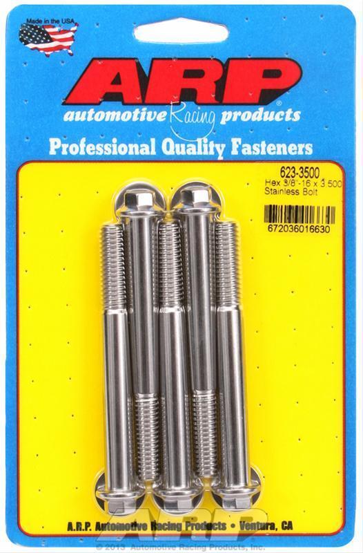 ARP Fasteners ARP623-3500 623-3500 3/8-16 X 3.500 Hex SS Bolts