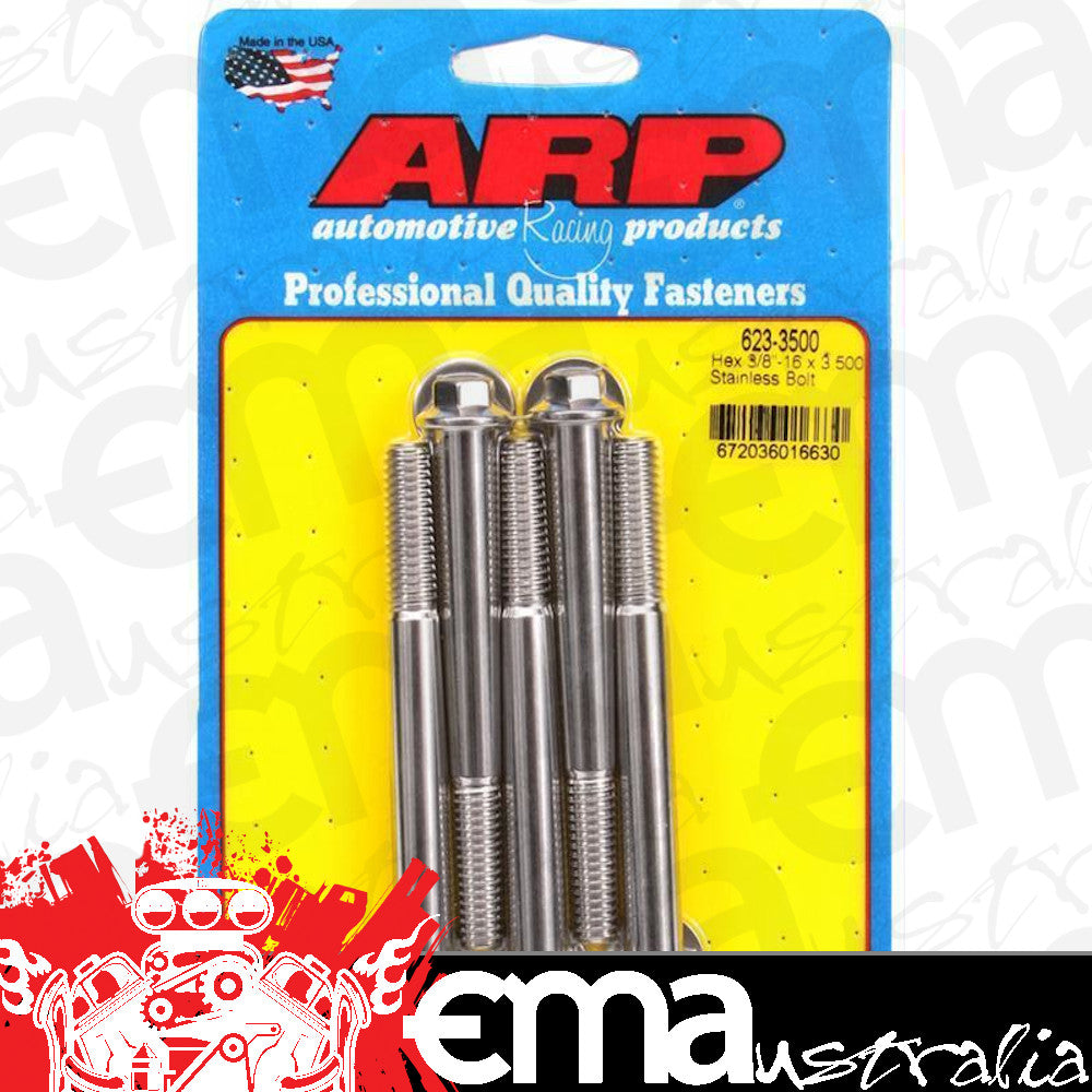 ARP 623-3500 3/8-16 X 3.500 Hex SS Bolts