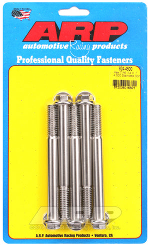 ARP 624-4500 7/16-14 X 4.500 Hex 1/2 Wrenching SS Bolts