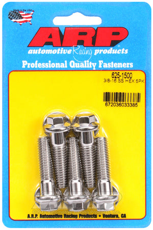 ARP 625-1500 3/8-16 X 1.500 Hex 7/16 Wrenching SS Bolts