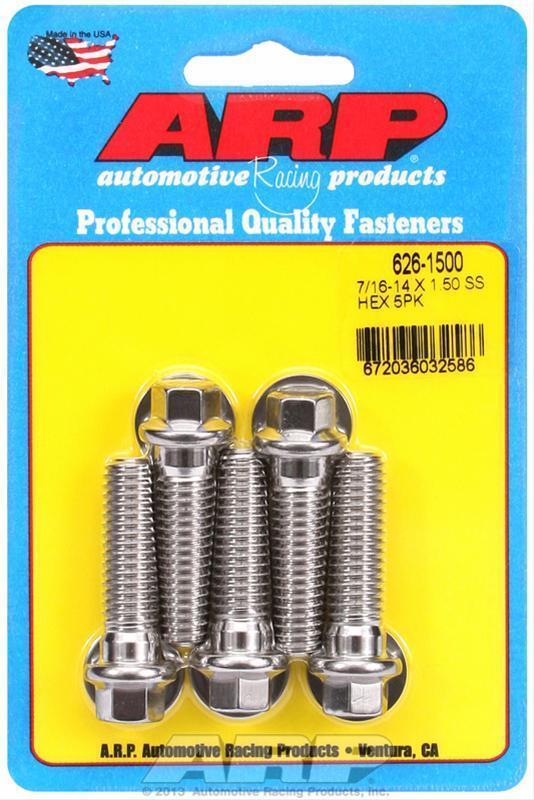 ARP 626-1500 7/16-14 X 1.500 Hex SS Bolts