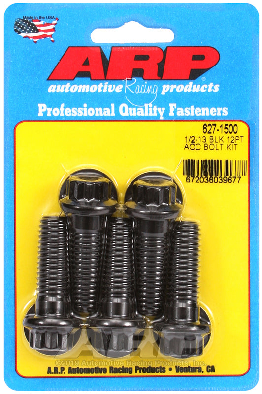 ARP 627-1500 1/2-13 X 1.500 12PT Black Oxide Bolts