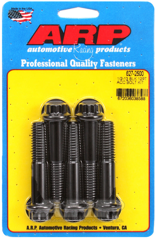 ARP 627-2500 1/2-13 X 2.500 12PT Black Oxide Bolts