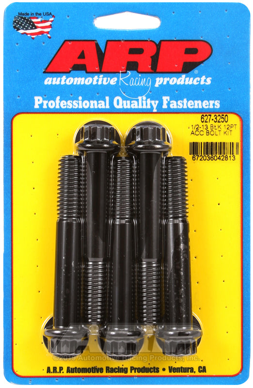 ARP 627-3250 1/2-13 X 3.250 12PT Black Oxide Bolts