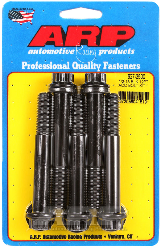 ARP 627-3500 1/2-13 X 3.500 12PT Black Oxide Bolts
