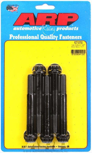 ARP 627-3750 1/2-13 X 3.750 12PT Black Oxide Bolts