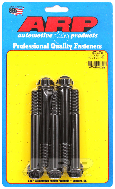 ARP 627-4000 1/2-13 X 4.000 12PT Black Oxide Bolts