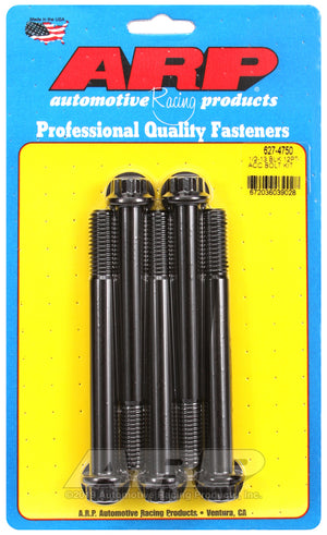ARP 627-4750 1/2-13 X 4.750 12PT Black Oxide Bolts