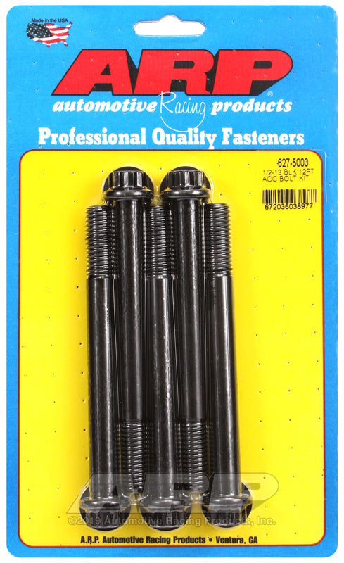ARP 627-5000 1/2-13 X 5.000 12PT Black Oxide Bolts