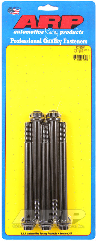 ARP 627-6000 1/2-13 X 6.000 12PT Black Oxide Bolts