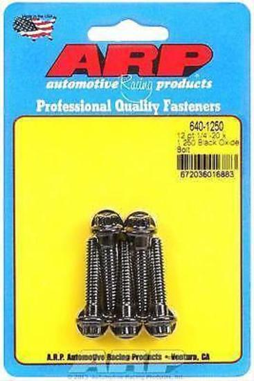 ARP 640-1250 1/4-20 X 1.250 12PT Black Oxide Bolts