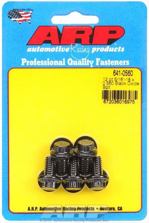 ARP 641-0560 5/16-18 X 0.560 12PT Black Oxide Bolts