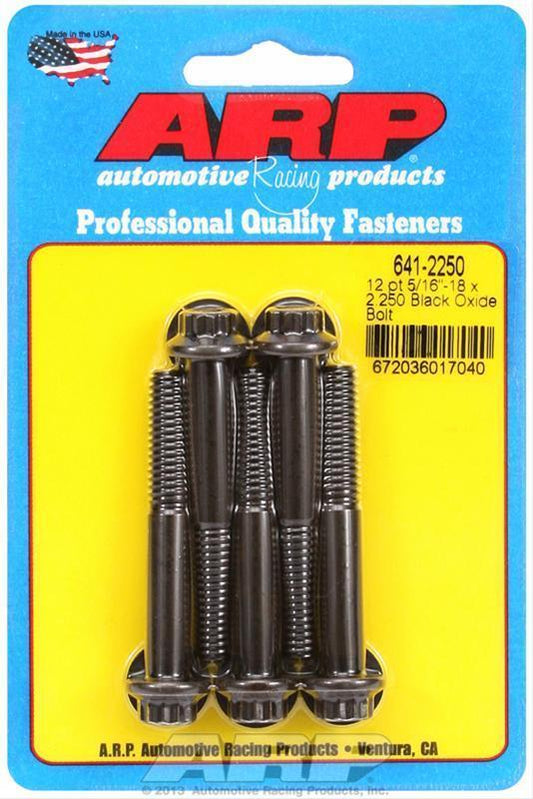 ARP 641-2250 5/16-18 X 2.250 12PT Black Oxide Bolts