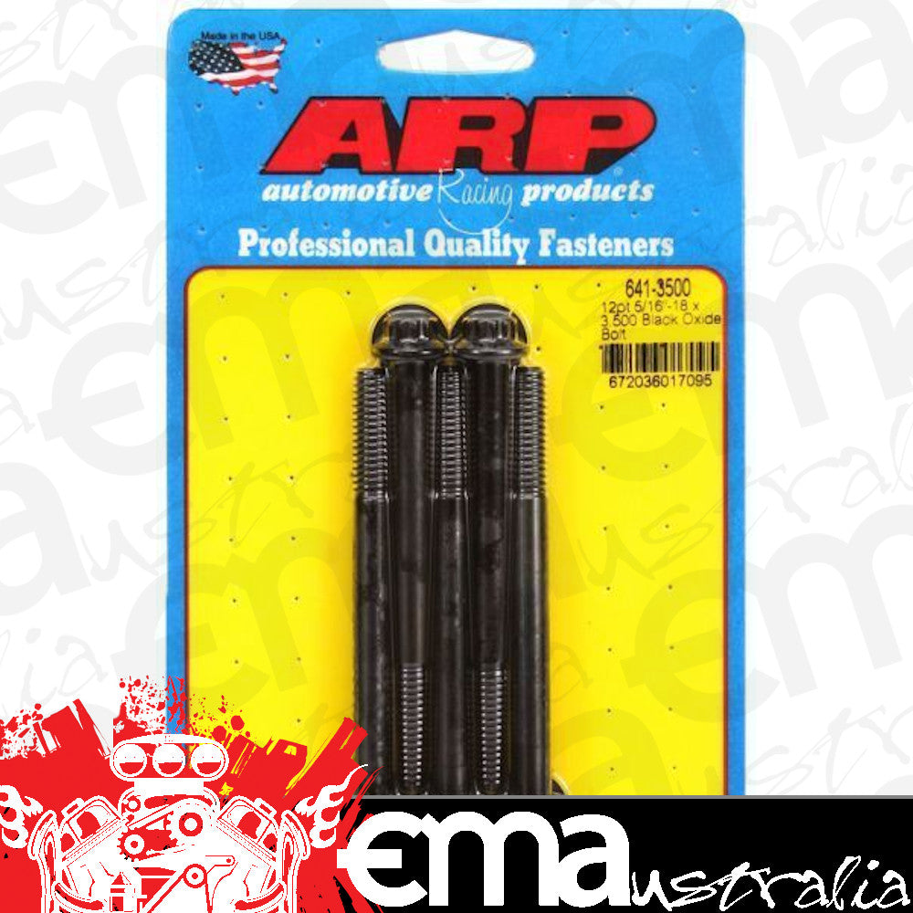 ARP 641-3500 5/16-18 X 3.500 12PT Black Oxide Bolts