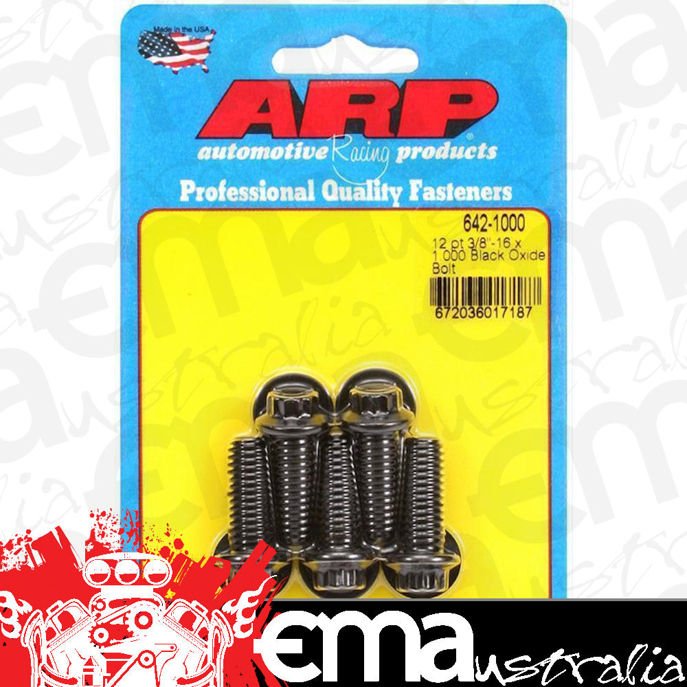 ARP 642-1000 3/8-16 X 1.000 12PT Black Oxide Bolts