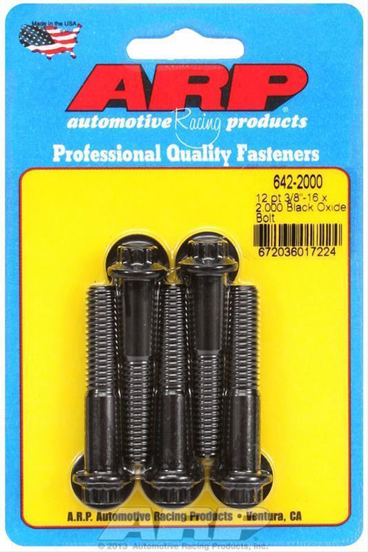 ARP 642-2000 3/8-16 X 2.000 12PT Black Oxide Bolts