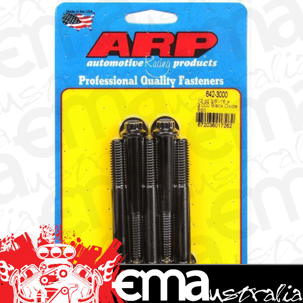ARP 642-3000 3/8-16 X 3.000 12PT Black Oxide Bolts