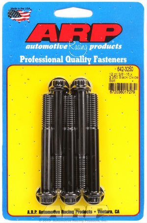 ARP 642-3250 3/8-16 X 3.250 12PT Black Oxide Bolts