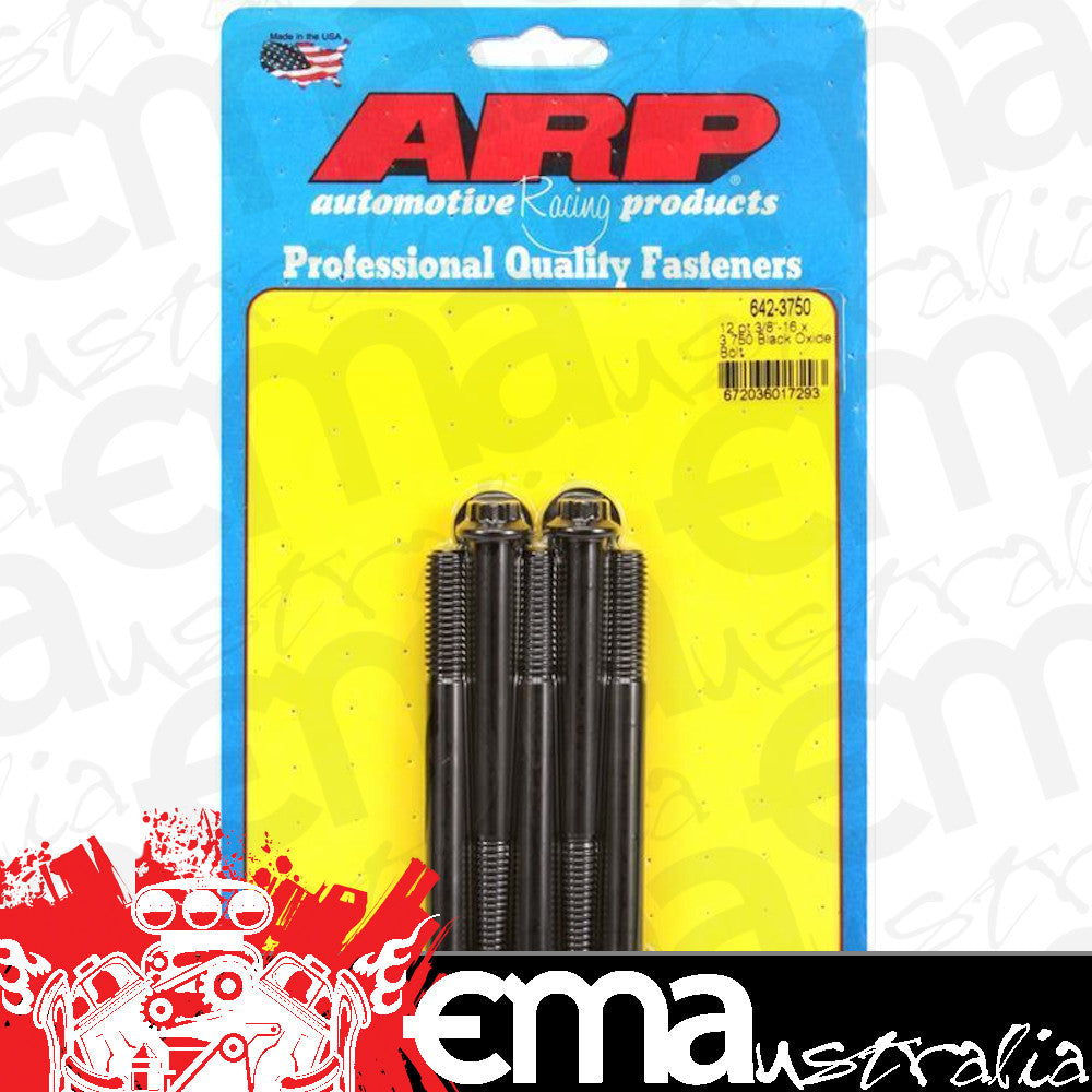 ARP 642-3750 3/8-16 X 3.750 12PT Black Oxide Bolts