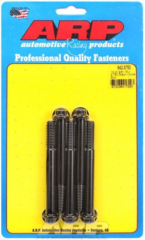 ARP 642-3750 3/8-16 X 3.750 12PT Black Oxide Bolts