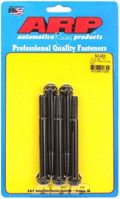ARP Fasteners ARP642-4000 642-4000 3/8-16 X 4.000 12PT Black Oxide Bolts