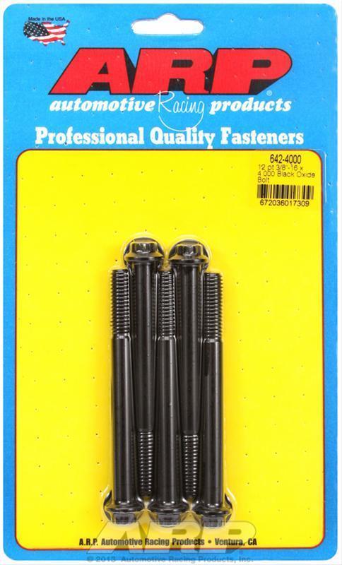 ARP 642-4000 3/8-16 X 4.000 12PT Black Oxide Bolts