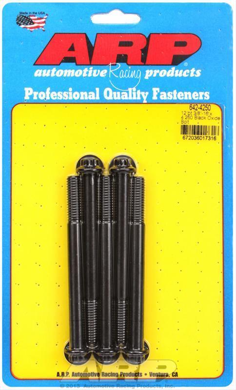 ARP Fasteners ARP642-4250 642-4250 3/8-16 X 4.250 12PT Black Oxide Bolts