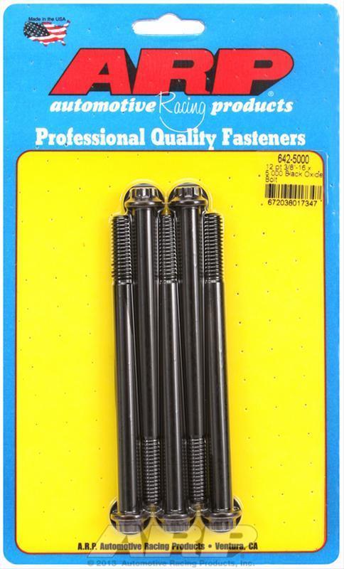 ARP 642-5000 3/8-16 X 5.000 12PT Black Oxide Bolts