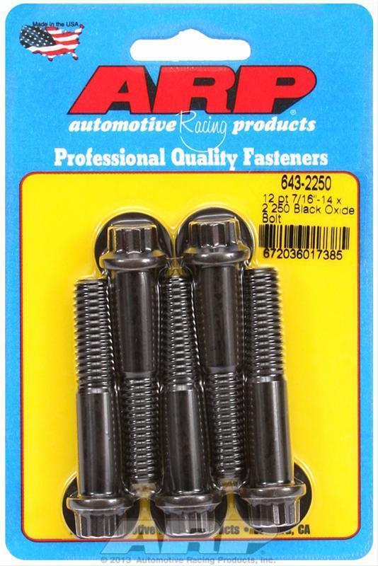 ARP 643-2250 7/16-14 X 2.250 12PT Black Oxide Bolts