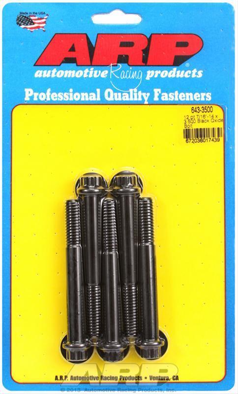 ARP 643-3500 7/16-14 X 3.500 12PT Black Oxide Bolts