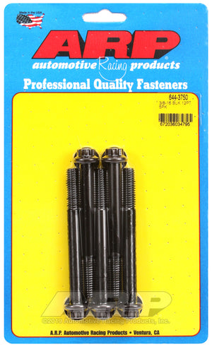 ARP 644-3750 3/8-16 X 3.750 12PT 7/16 Wrenching Black Oxide Bolts